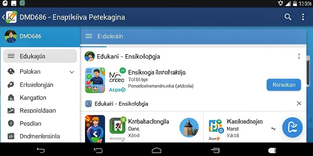 Tampilan antarmuka yang menarik dan fungsional dari <strong>DMD686</strong>.